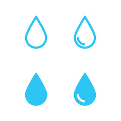 water drop vector icon