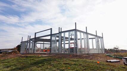 Construction Pad on Bright Summer Day © Monica