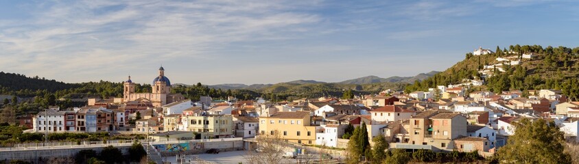 Fototapeta na wymiar Vista de la población de Sot de Ferrer, en la provincia de Castellón. Comunidad Valenciana. España. Europa