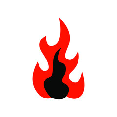 Illustration Vector graphic of fire icon