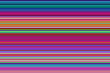 Lots of horizontal thin lines of colorful colors