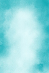 Obraz premium Pastel Turquoise Watercolour Background, Watercolor Texture