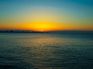 Sunrise over the Solent