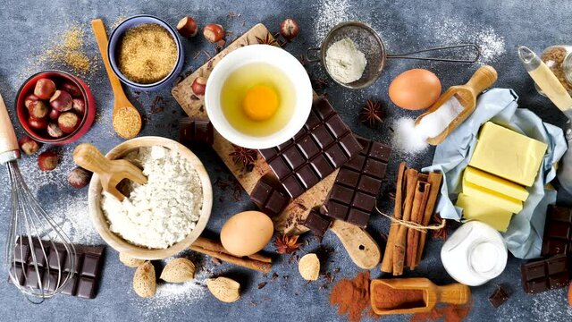 baking food background