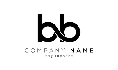 Letter BB creative logo design vector	