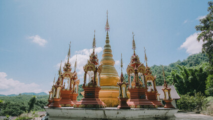 Fototapeta premium Beautiful temple in thailand.