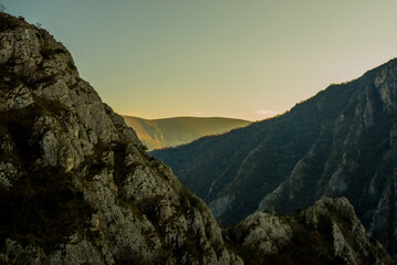 MATKA CANYON, SKOPJE REGION, NORTH MACEDONIA: The view to the Matka canyon