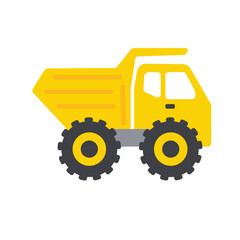 Vector Automobile Building Construction Machinery Toys for boys Isolated on background.