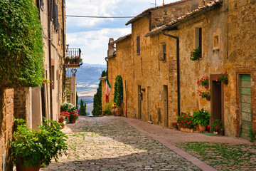 View of Pienza, Siena, Tuscany, Italy