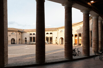 Senigallia, Ancona. Piazza del Foro Annonario
