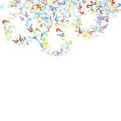 Question marks Quiz doubt survey faq public poll.