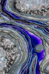 epoxy resin agate geode abstract art and original resin painting or functional art 