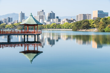 大濠公園浮見堂