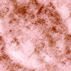 Red Distress Grunge Wallpaper. Ink Dirty Illustration. Retro Stone Texture. Abstract Cement. Aged Rough Brush Surface. Dirt Grain Border. Old Dust Background. Vintage Grunge Wallpaper.
