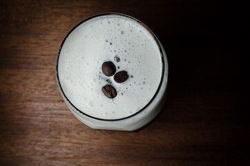white russian seen from above
