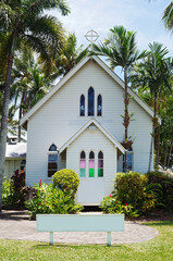 historic chapel exterior at port douglas