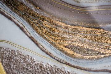 resin geode abstract art and functional art