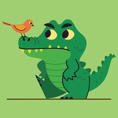 Alligator and The Bird