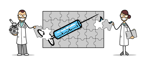 Forscher arbeiten zusammen an Coronavirus Impfstoff