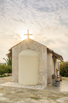 December 2020. Kellia, Larnaca District, Cyprus. Ayios Bantos church in Kellia Cyprus