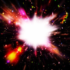 Wonderful super nova. The elements of this image furnished by NASA.