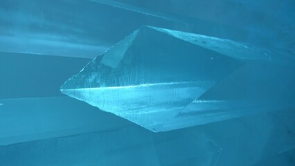 Color photo of an ice spike
