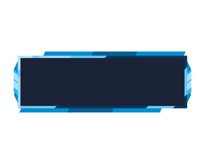 blue streaming screen