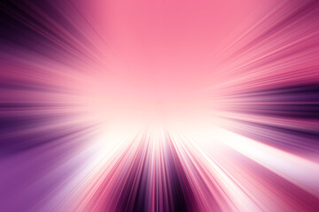 Fototapeta premium Abstract radial zoom blur surface of lilac, pink and white tones. Abstract lilac pink background with radial, radiating, converging lines. 