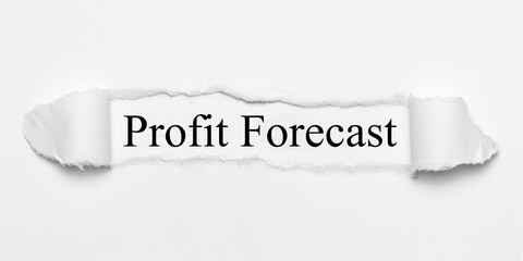 Profit Forecast
