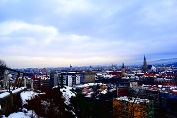 view of the city
