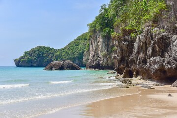 Nature Scenery of Thung Zang Bay in Chumphon Province