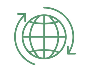 Global sphere icon