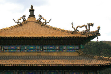 Obraz premium buddhist temple (xumi fushou) in chengde in china 