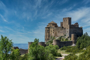 Fototapeta na wymiar Castle of Loarre in Aragon, Spain