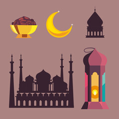 Eid mubarak icons