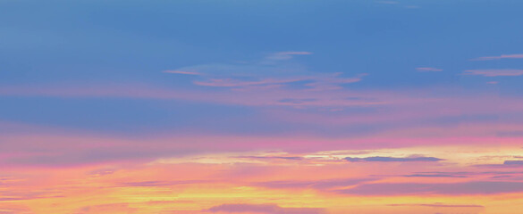 Naklejka na ściany i meble abstract colorful pastel tone of sunset sky background with shining light for design concept 