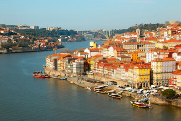 Porto, Portugal. View of old town