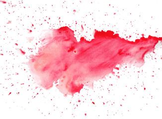 Fototapeta premium Abstract beautiful Red Colorful watercolor painting background, Colorful brush background.