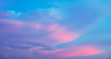 Beautiful of sunset the sky for sky background              