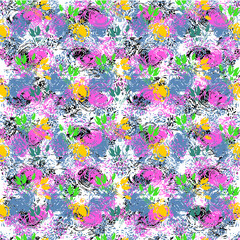 seamless abstract floral background