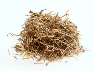Dried Elytrigia repens roots,  common weed called couch grass used in herbal medicine. Very good for detoxication and increasing immunity.  ..