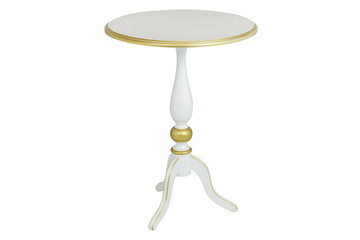 wooden white table furniture insulated