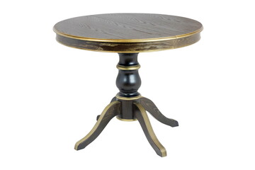 wooden brown table furniture isolated