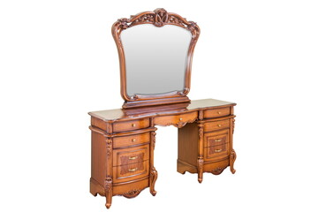 brown wooden bollard with mirror