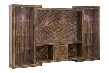 brown glass wooden cabinet furniture