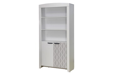 White cabinet texture furniture isolated
