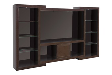 brown glass wooden cabinet furniture