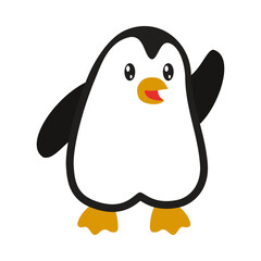 cute penguin icon