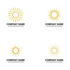 Sun Vector illustration Icon Logo Template design