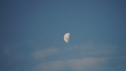 moon and clouds